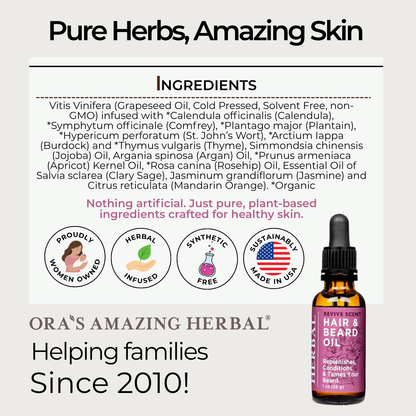Revive, Beard and Hair Oil