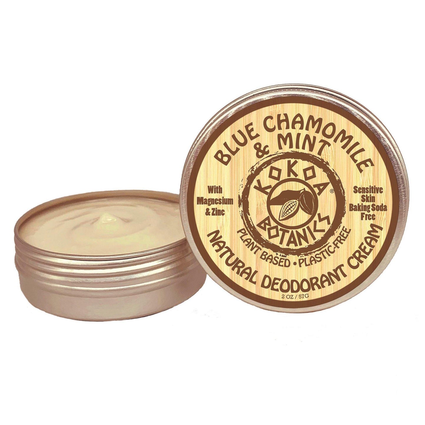Deodorant Cream : Blue Chamomile and Mint