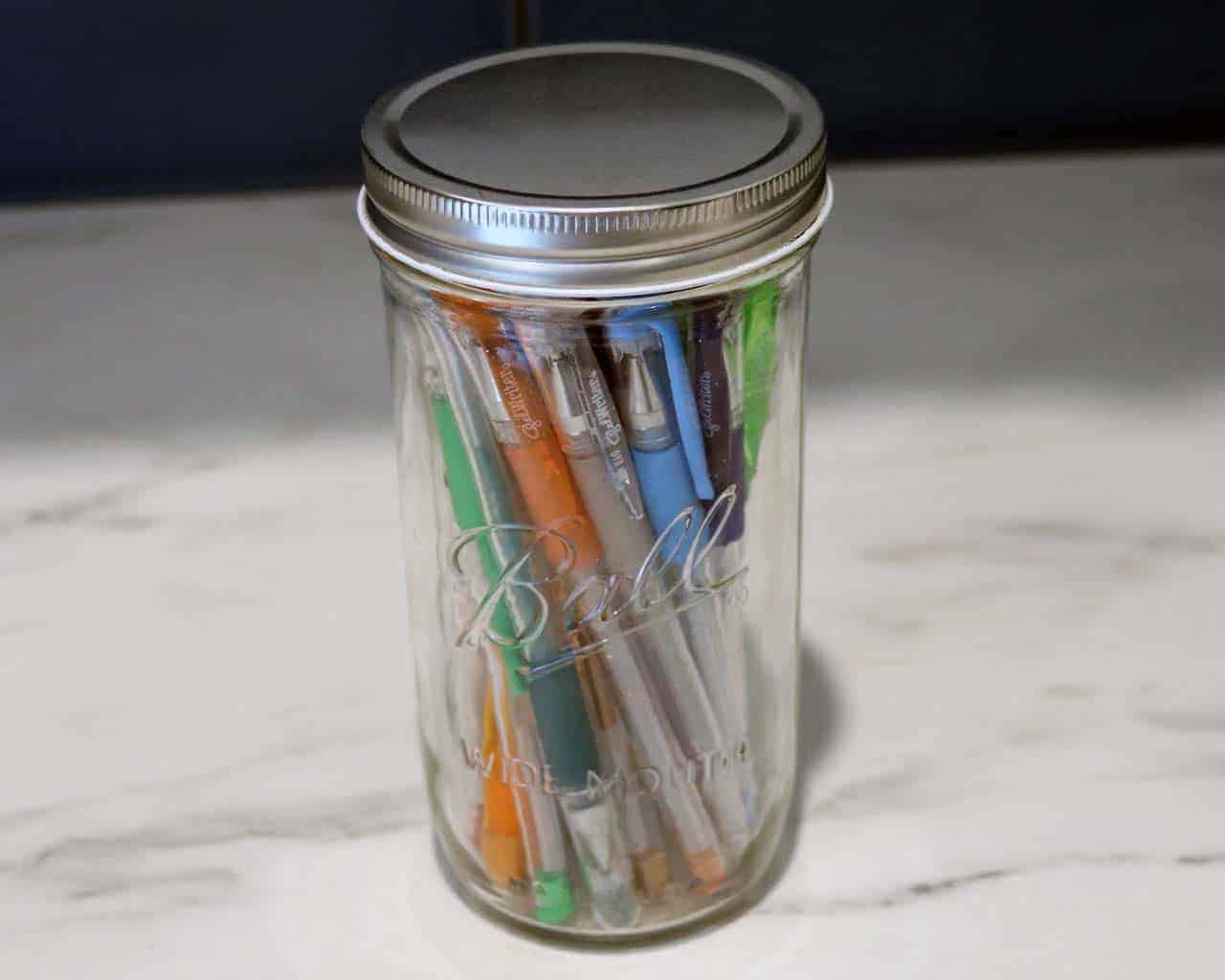 Metal Storage Lids for Mason Jars (6 Pack)
