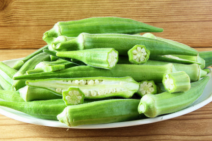 150 Emerald Okra (Abelmoschus Esculentus) Seeds