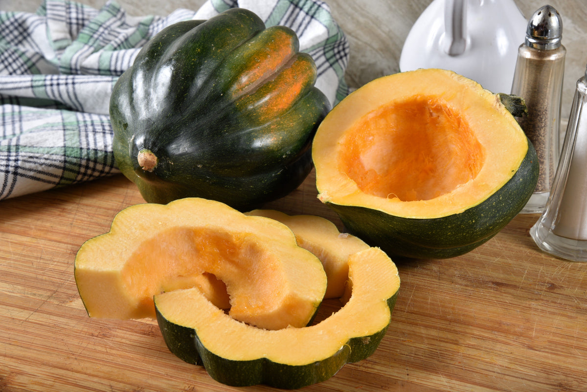 50 TABLE KING Acorn SQUASH Winter or Summer Cucurbita Maxima Vegetable Seeds