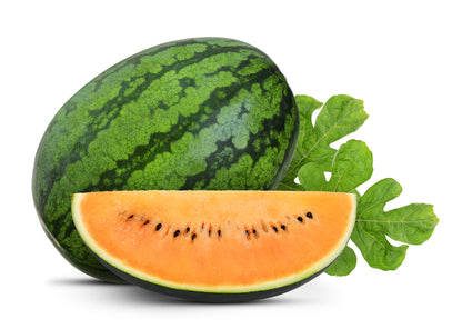 50 TENDERSWEET ORANGE WATERMELON Orange Flesh Citrullus Lanatus Fruit Melon Seeds