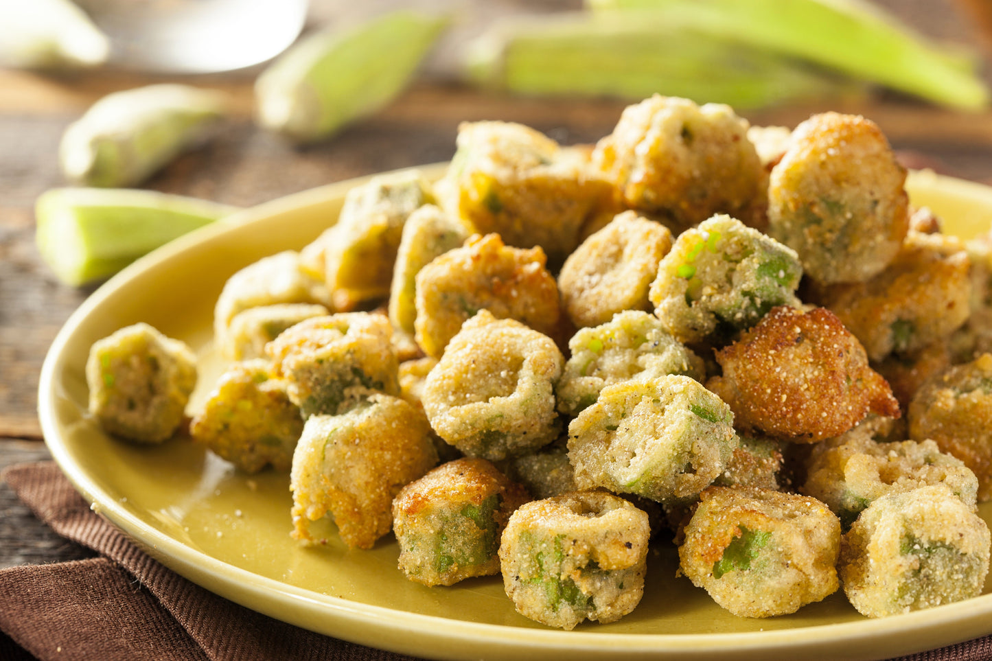 300 Clemson Green Okra (Abelmoscgus Esculentus) Seeds