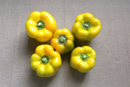 50 Yellow Cheese Pimento Pepper (Capsicum Annuum) Seeds