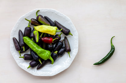 40 Organic Purple Jalapeño Pepper (Capsicum Annuum) Seeds
