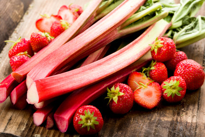 25 Victoria Rhubarb (Rheum Rhabarbarum) Seeds