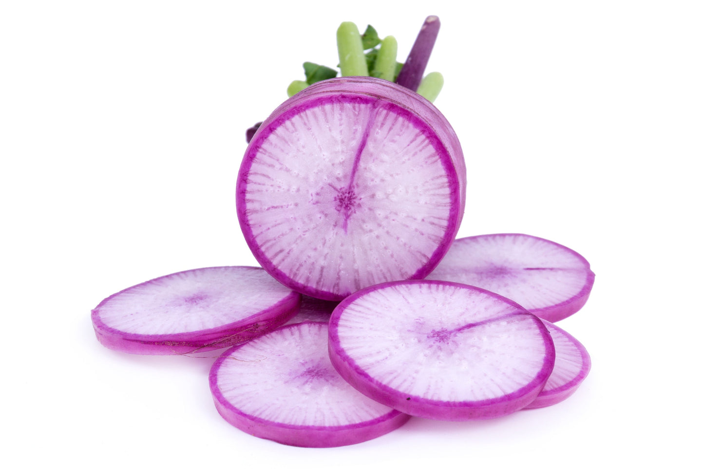 300 Purple Plum Radish (Raphanus Sativus) Seeds