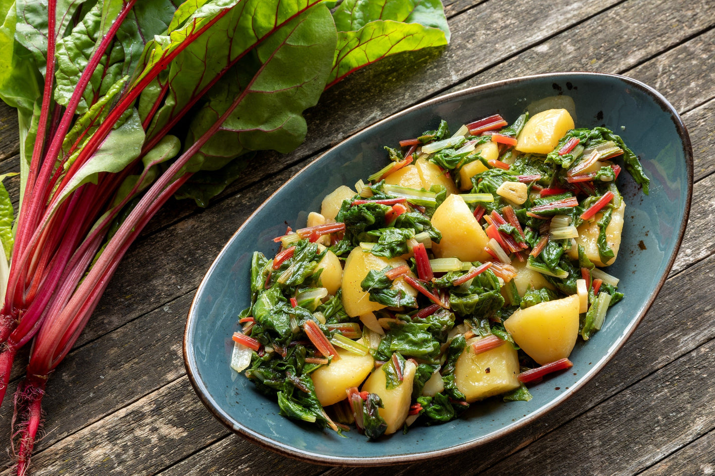 40 Flamingo Swiss Chard (Beta Vulgaris) Seeds