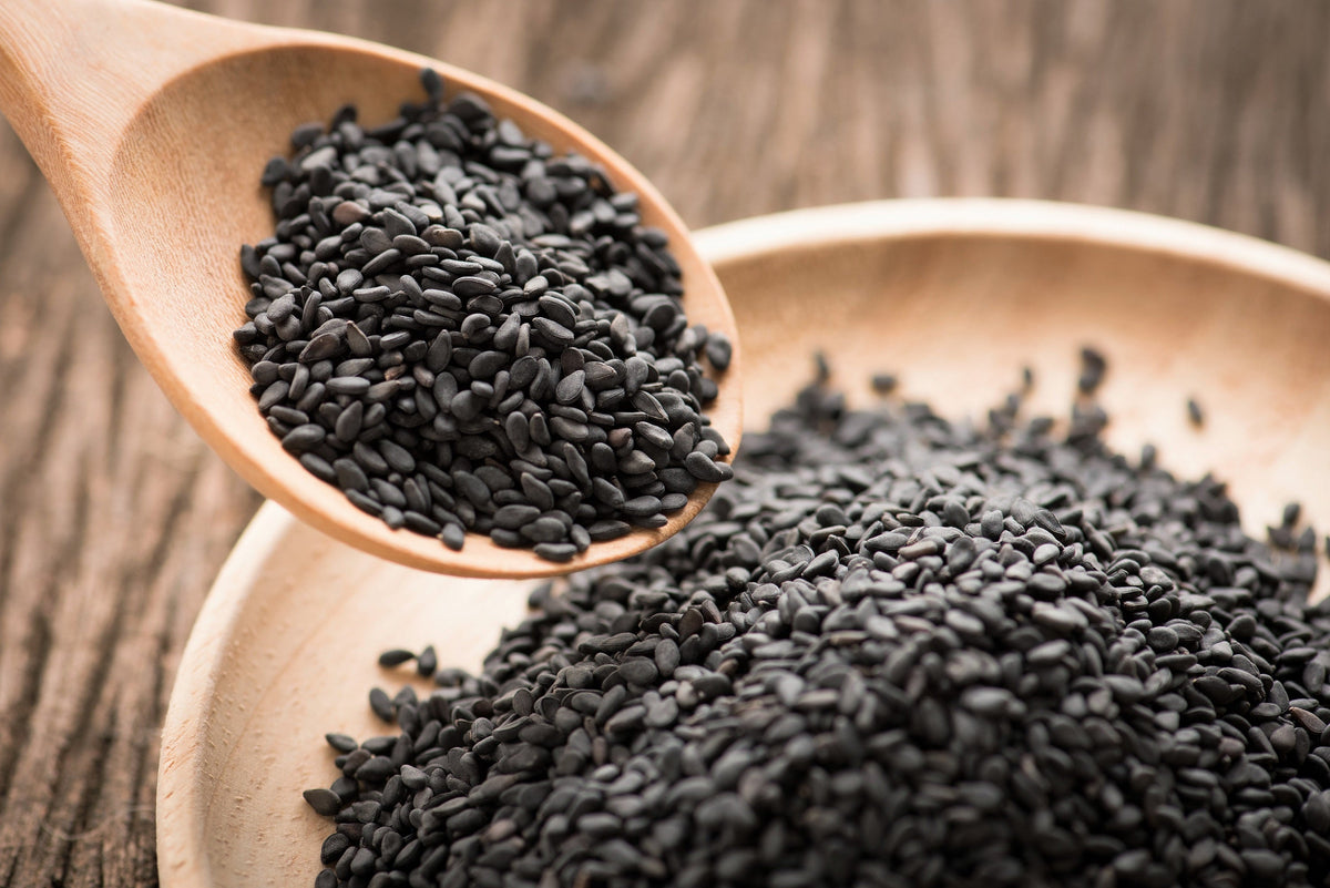 1500 BLACK SESAME Sesamum Indicum Vegetable Flower Seeds