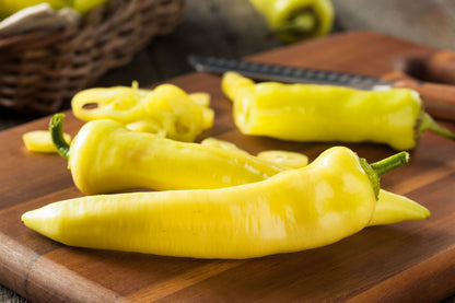 Sweet Banana Pepper (Capsicum annuum) Seeds – 250 ct