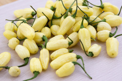 White Habanero Pepper (Capsicum chinense) Seeds – 50 ct