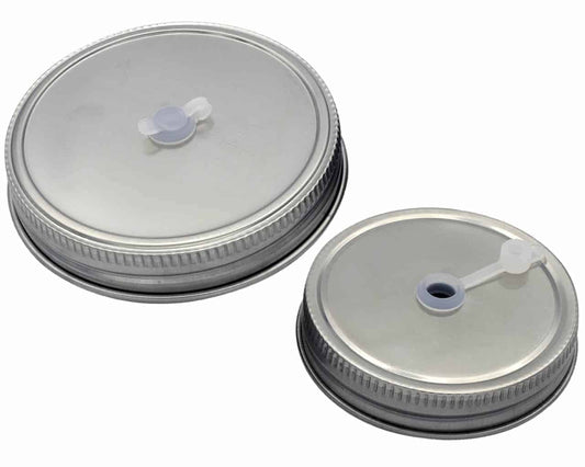 Silicone Straw Hole Grommets with Plugs for Mason Jar Lids 40 Pack