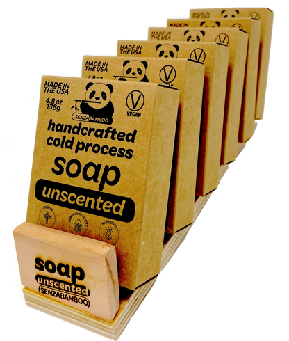 3 Handcrafted Cold Process Unscented Bar Soaps