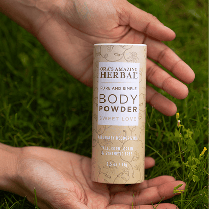 Talc Free Body Powder, Sweet Love Vanilla
