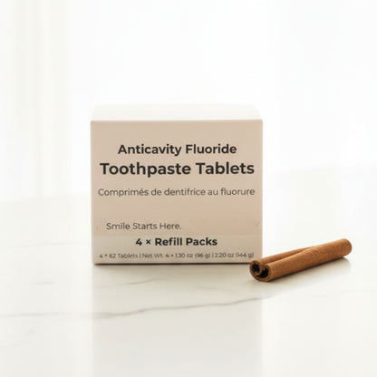 Fluoride Cinnamon Toothpaste Tablets — 4 Months