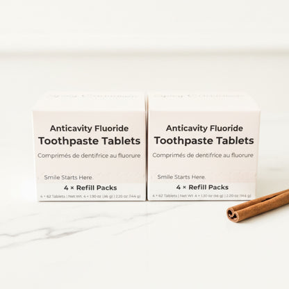 Fluoride Cinnamon Toothpaste Tablets — 4 Months