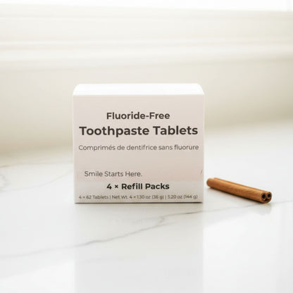 Fluoride-Free Cinnamon Toothpaste Tablets — 4 Months