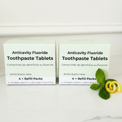 Fluoride Yuzu Mint Toothpaste Tablets — 4 Months