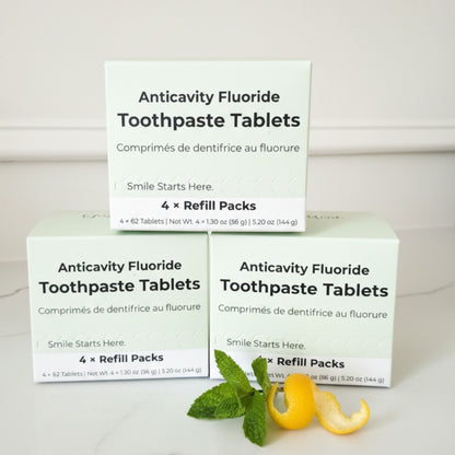 Fluoride Yuzu Mint Toothpaste Tablets — 4 Months