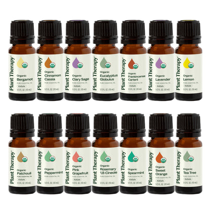 Top 14 Organic Essential Oil Singles Set