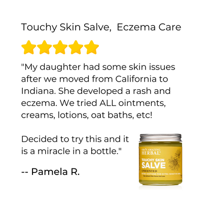 Touchy Skin Salve, Eczema Cream Ointment