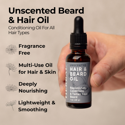 Beard and Hair Oil (Unscented)