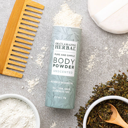 Talc Free Body Powder, Unscented