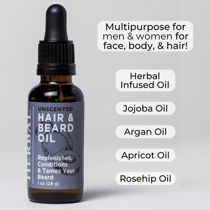 Beard and Hair Oil (Unscented)