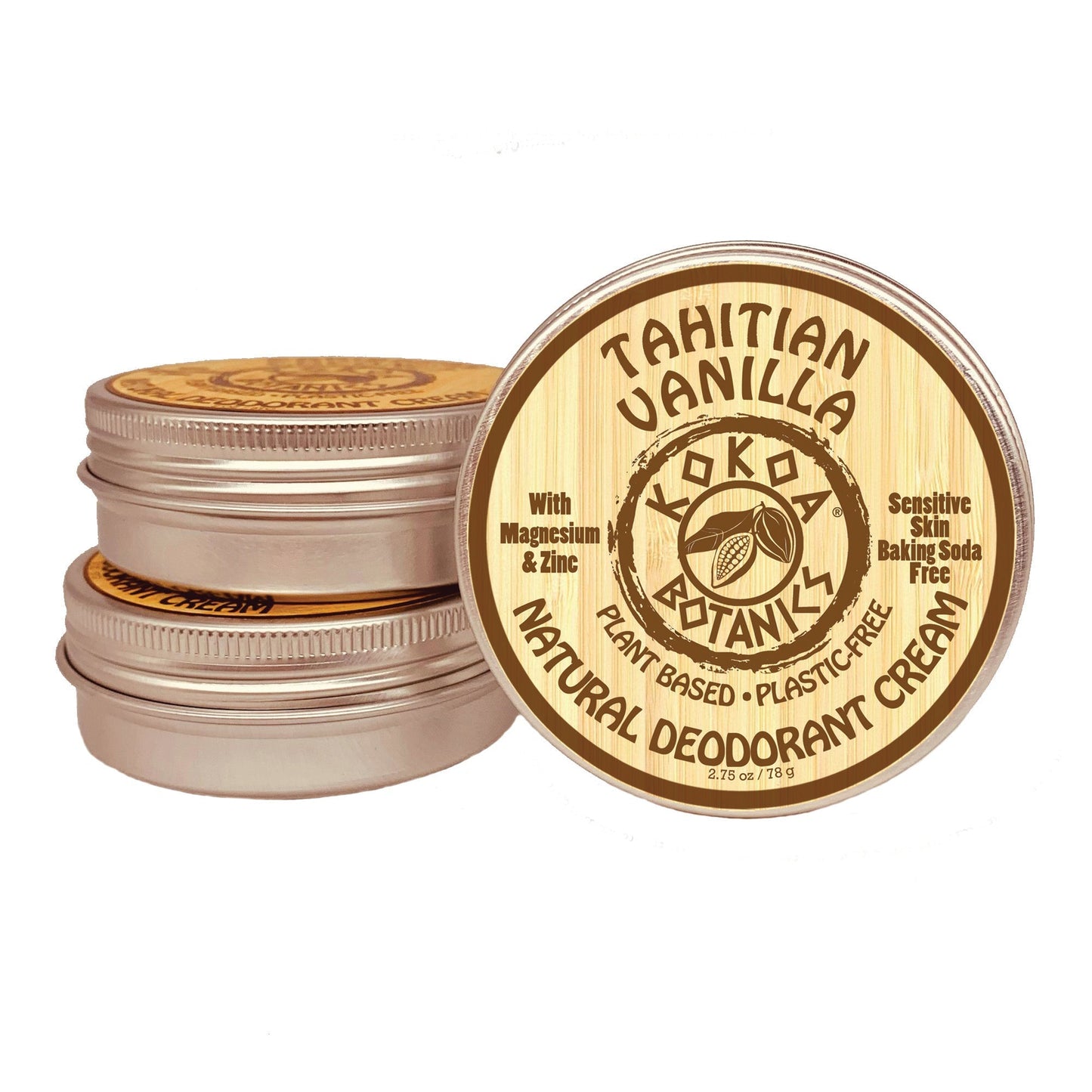 Deodorant Cream: Tahitian Vanilla