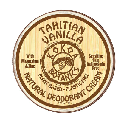 Deodorant Cream: Tahitian Vanilla