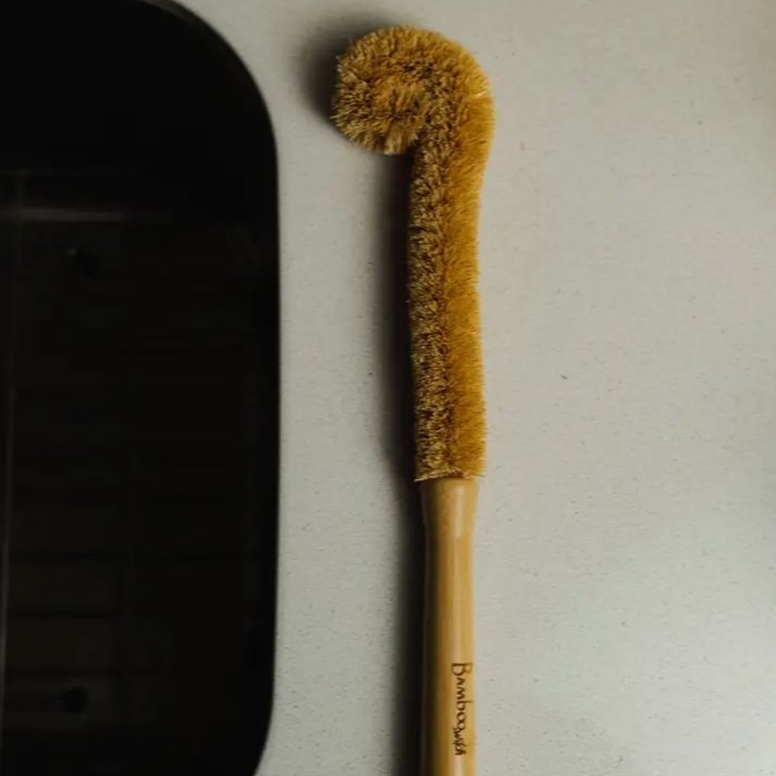 Bamboo Drink Ware Cleaning Brush XL | Straight