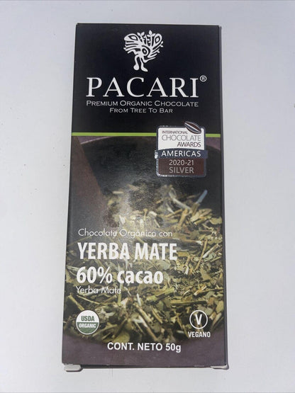 Yerba Mate Organic Chocolate Bar