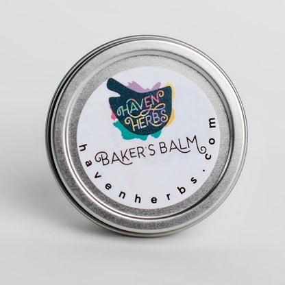 Bakers Balm tin on white background