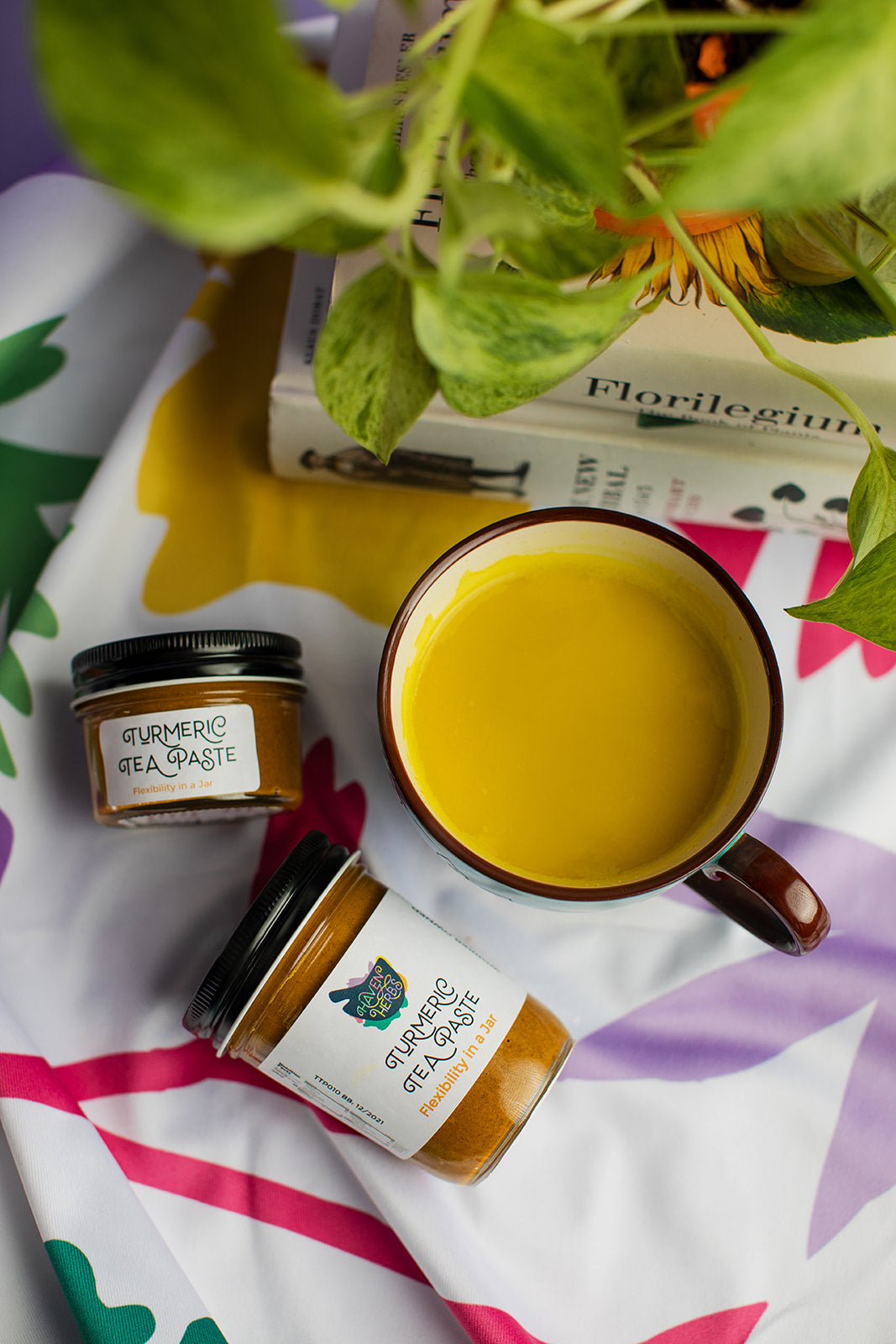 Golden milk is easy to make with Turmeric Tea Paste by Haven Herbs.