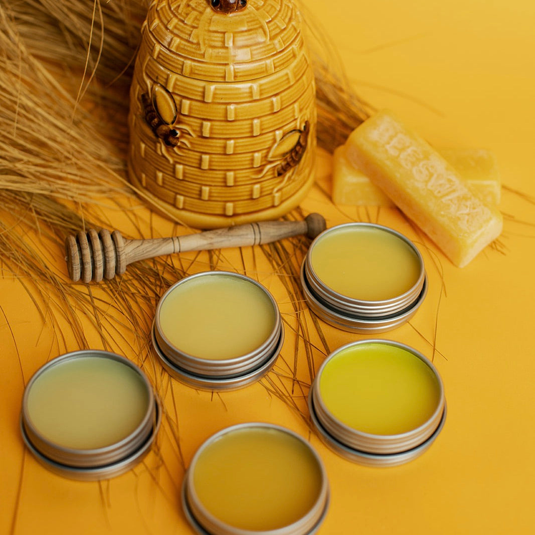 All natural salves with sustainable beeswax from Haven Herbs