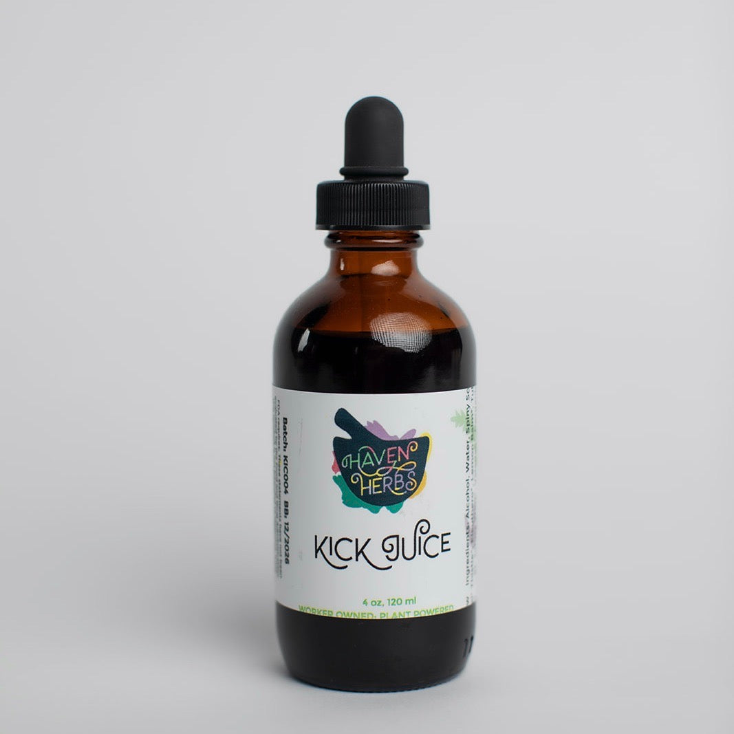 Kick Juice, a tincture for addiction by Haven Herbs.