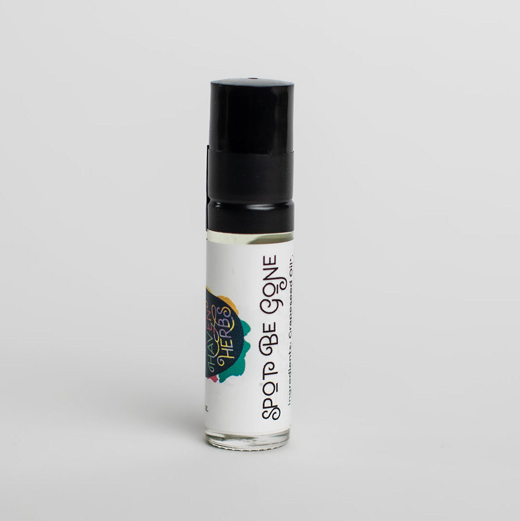 Spot Be Gone by Haven Herbs. A spot treatment for pimples, acne, and boils.
